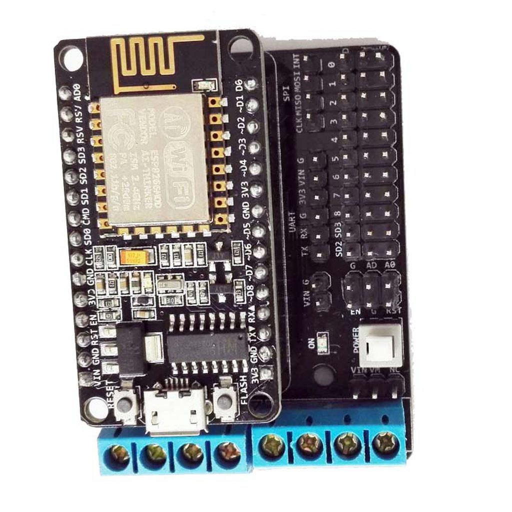 NodeMCU Motor Shield Board 2 Channel High Power H Bridge L293d