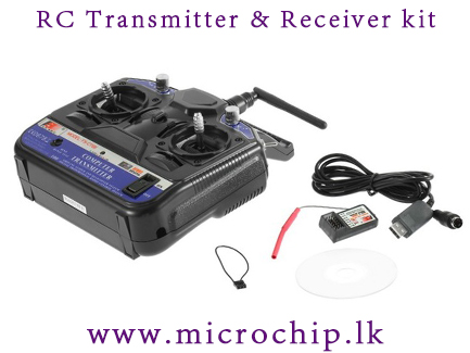 rc transmitter and receiver for quadcopter