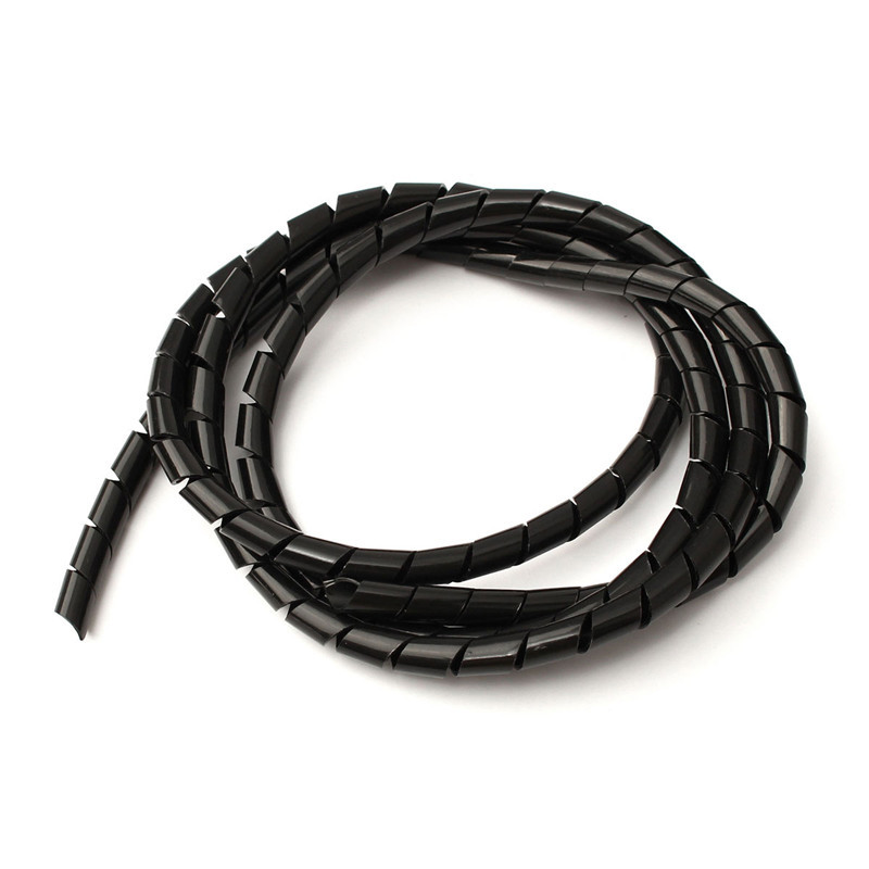 Uxcell 4mm Clear Spiral Cable Wrap – 7 Meters (23 Feet) – Flexible Wire Organizer Tube