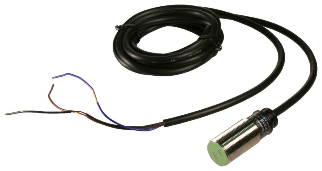 Sensor With Cable Inductive Proximity Sensor, PR Series, Cylindrical, Cable, 8mm, NPN, 10 ...