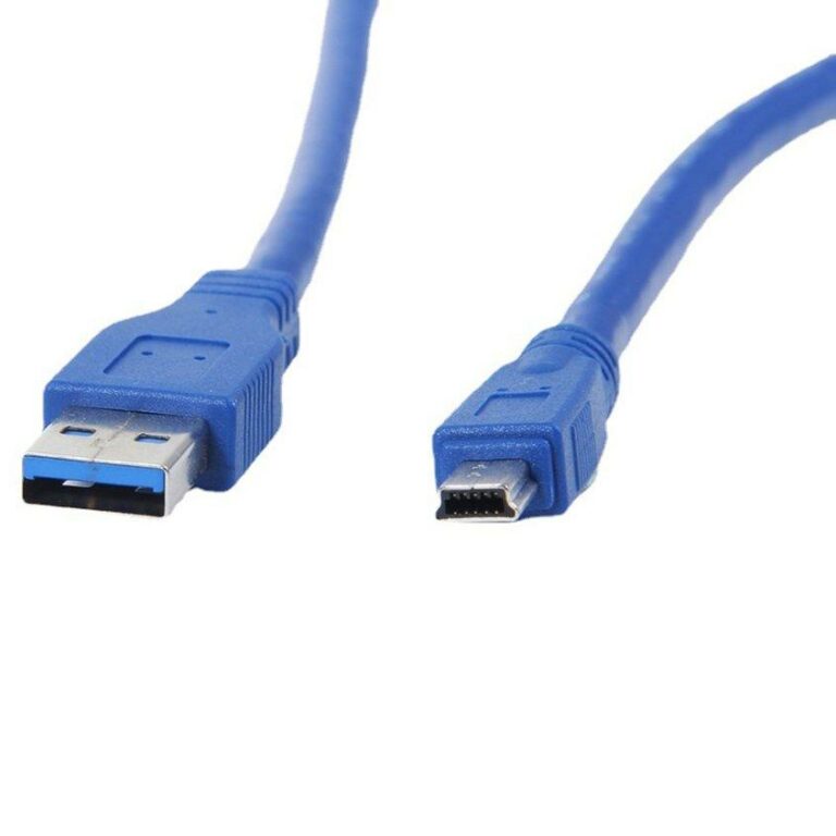 USB To Mini Type B USB Cable (30cm) Microchip.lk